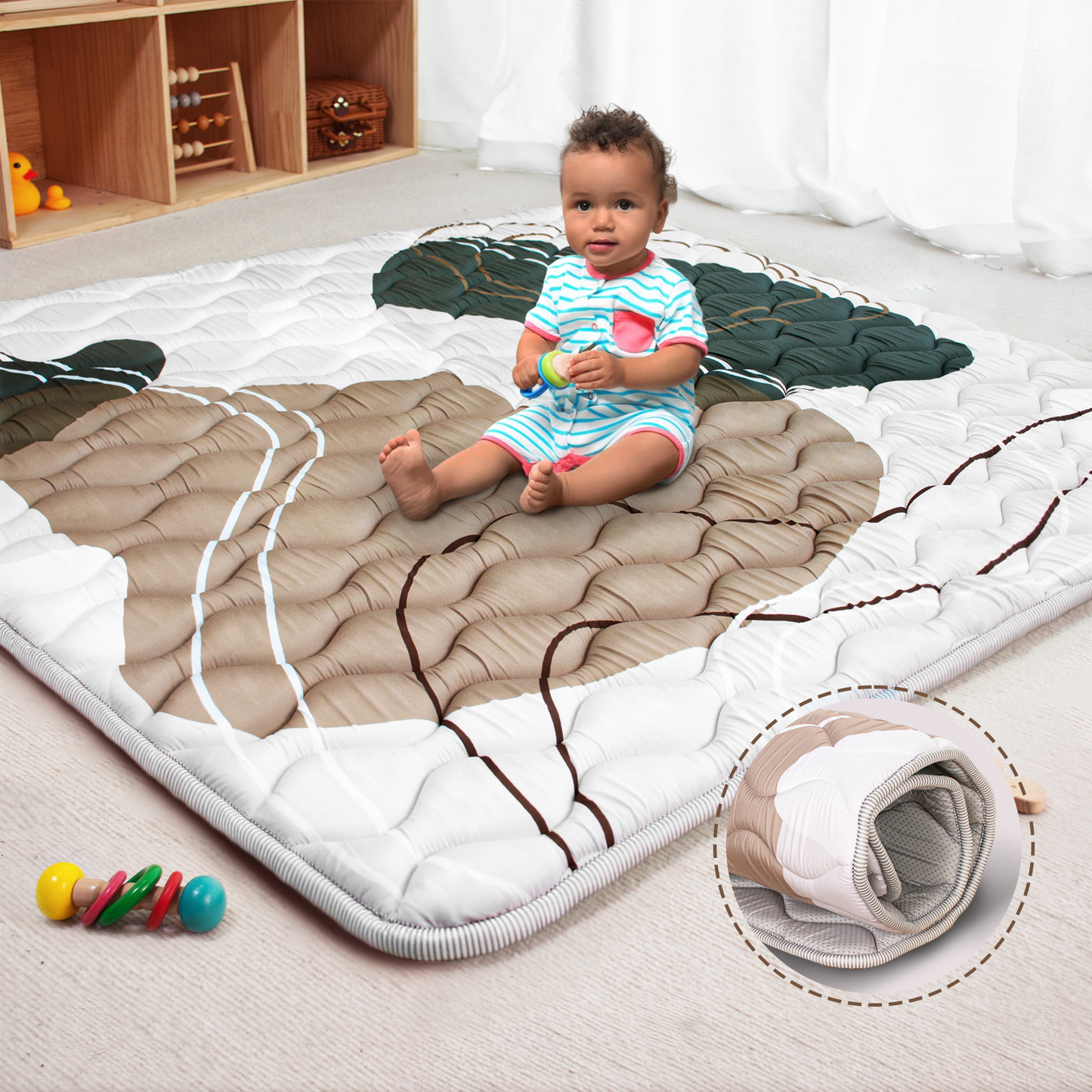 PRIMLECT Foam Play Mat 50"x 50"