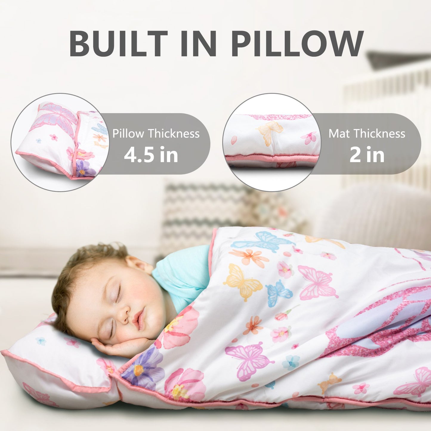 PRIMLECT Regular Nap Mat - Butterfly