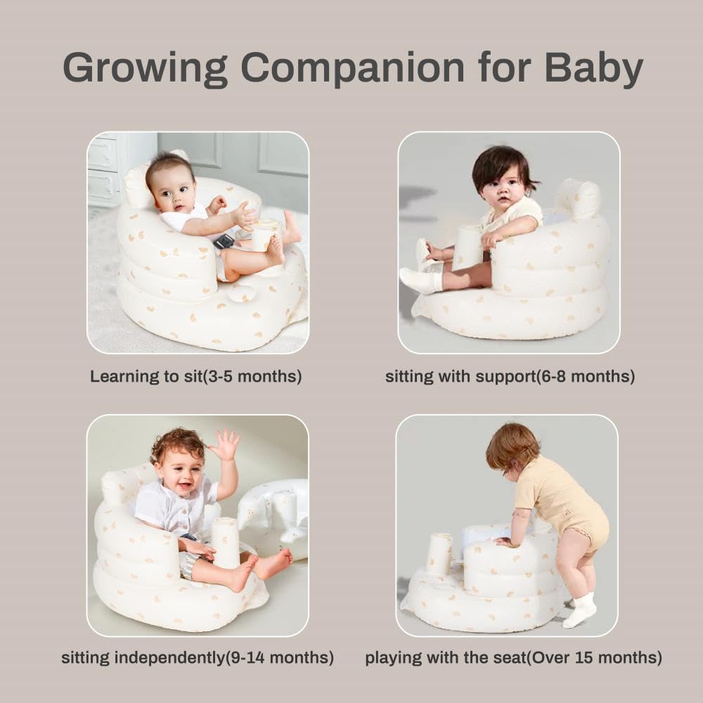 PRIMLECT Inflatable Baby Seat - Rainbow