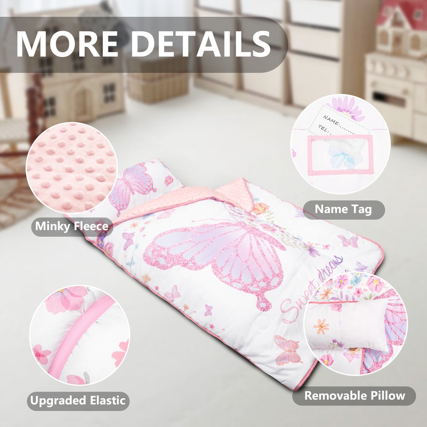 PRIMLECT Regular Nap Mat - Butterfly