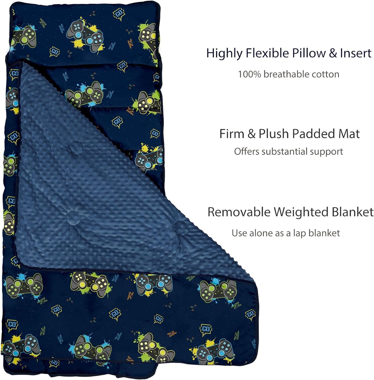 PRIMLECT Regular Nap Mat - Black Gamepad