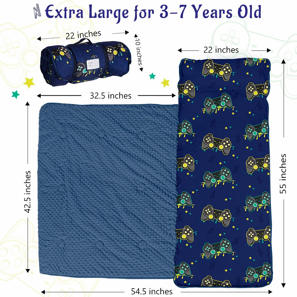 PRIMLECT Nap Mat - Blue Gamepad