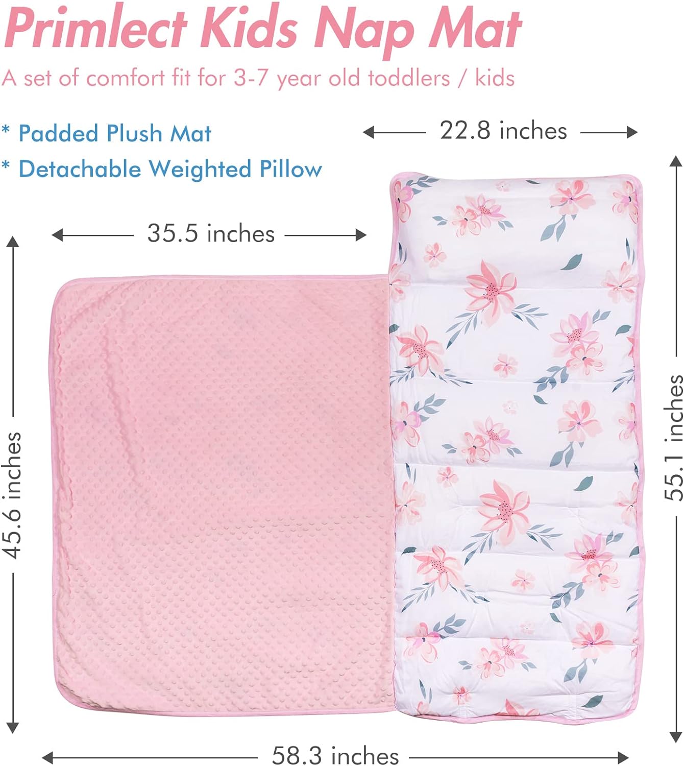 PRIMLECT Regular Nap Mat - White Flowers