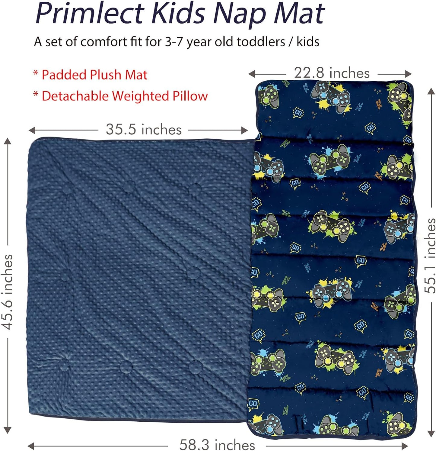 PRIMLECT Regular Nap Mat - Black Gamepad