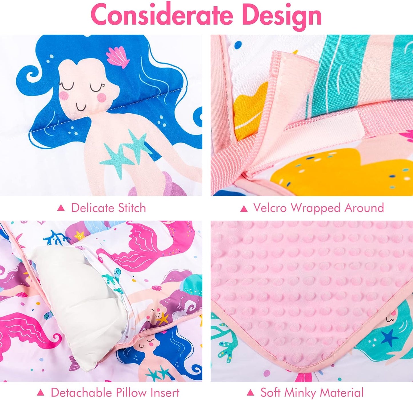 PRIMLECT Regular Nap Mat - White Mermaid