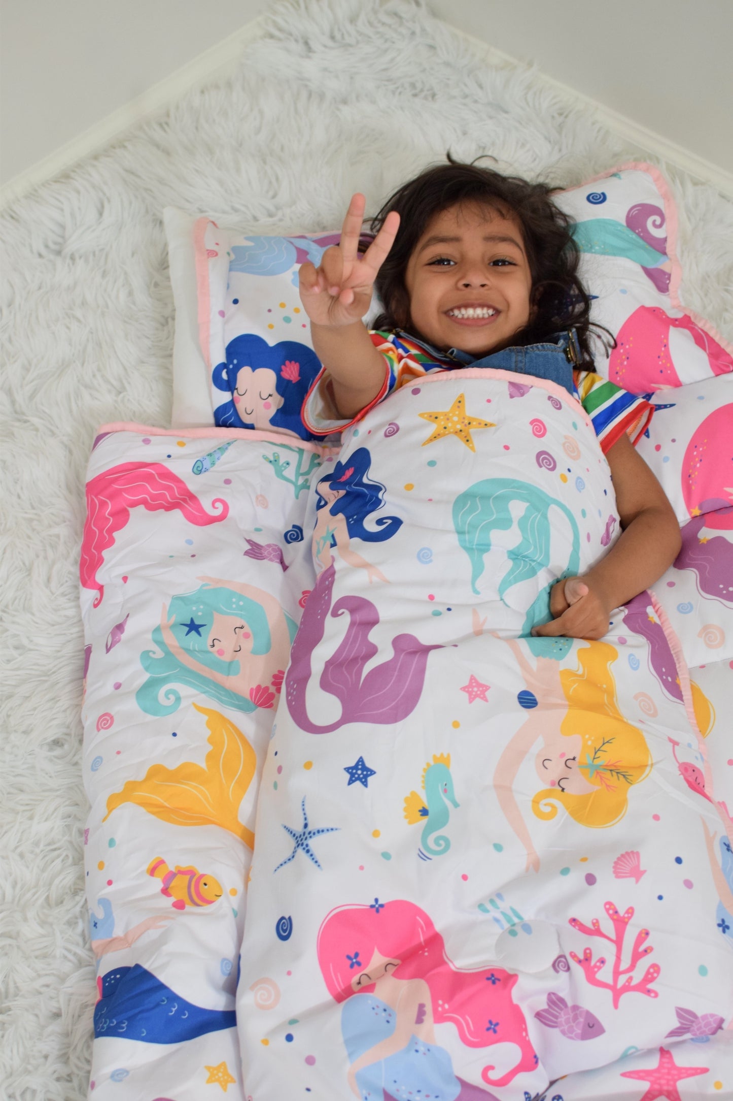 PRIMLECT Regular Nap Mat - White Mermaid