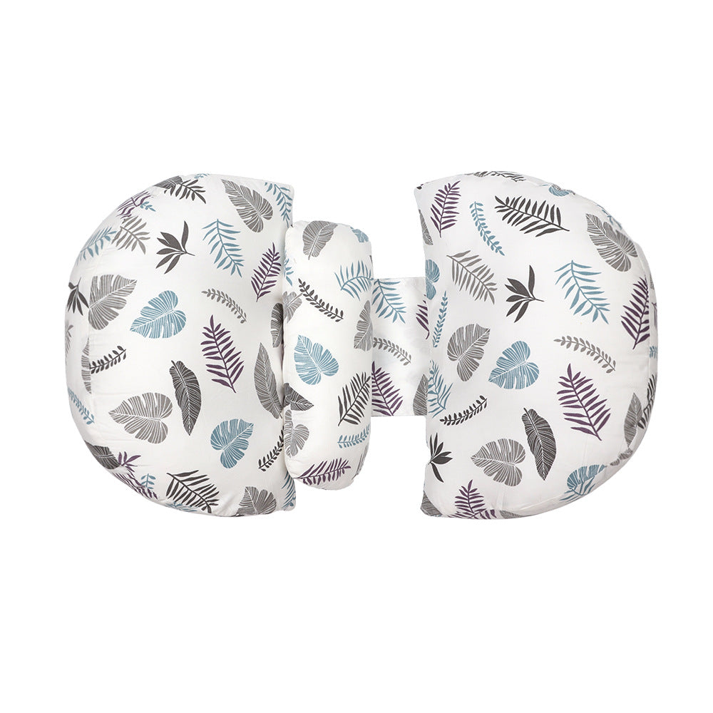 3-in-1 Maternity Pillow – Side Sleep Waist Support, Belly Bump Wedge & Nursing Pillow | Breathable for Spring & Summer