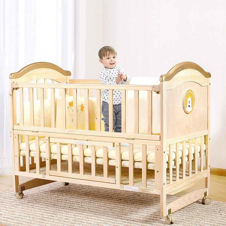 Primlect Solid Wood Patchwork Crib