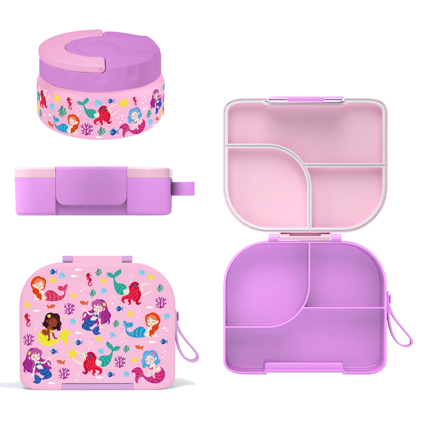 Primlect Bento Box-Purple Mermaid