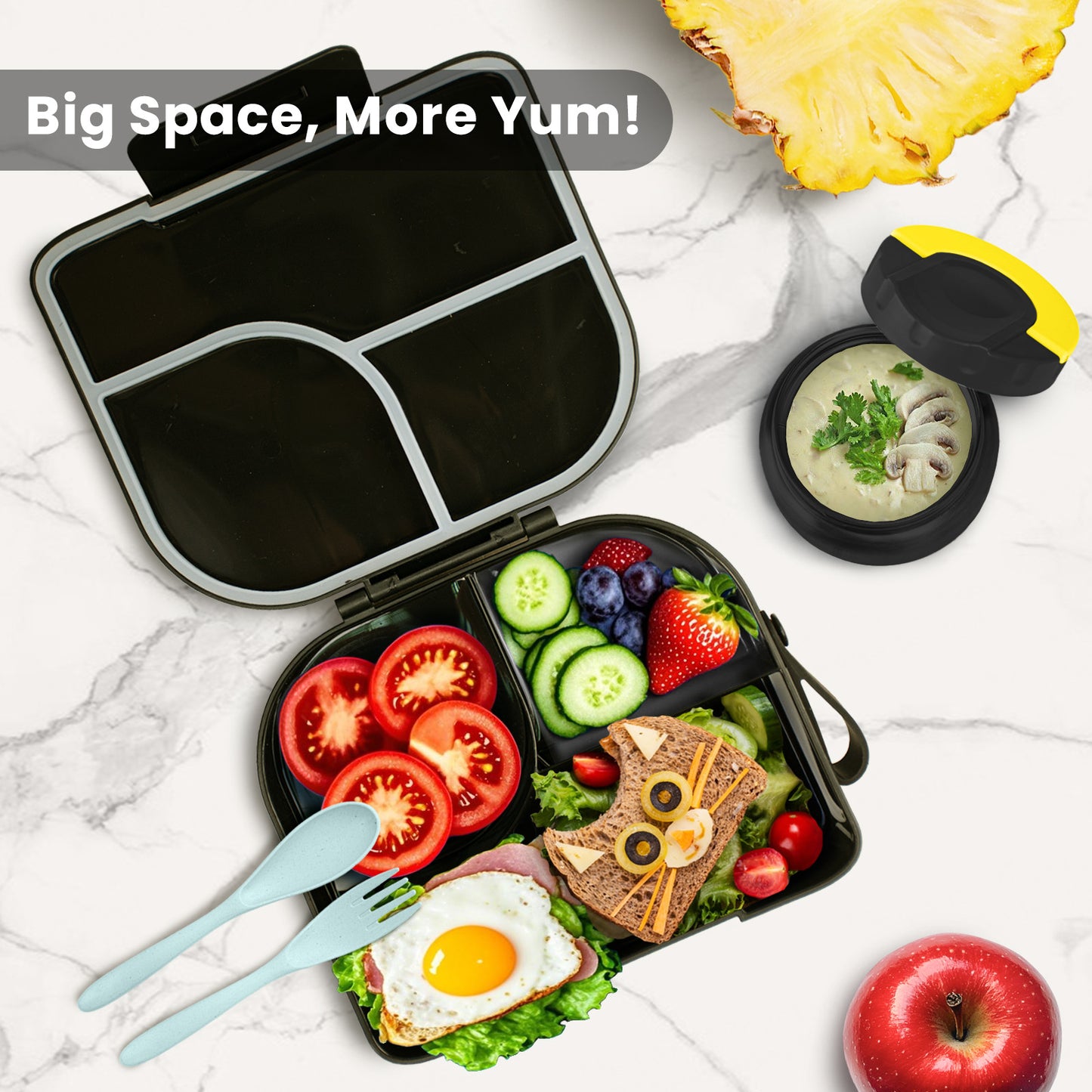 Primlect Bento Box-Black