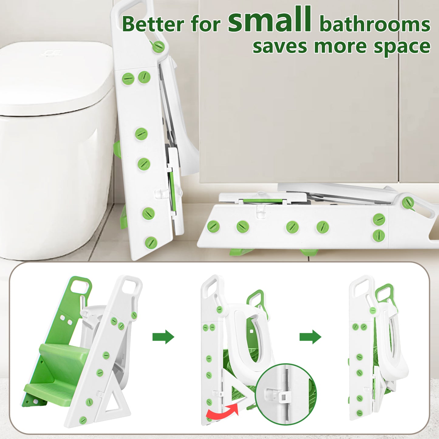 Primlect 2 in 1 Potty Training Toilet-Green