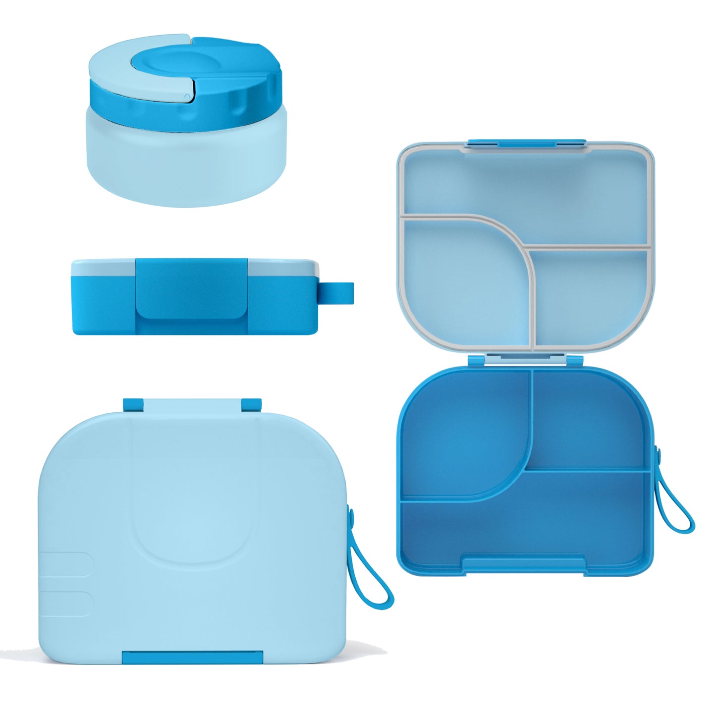 PRIMLECT Toddler Bento Box(Solid Color Style)