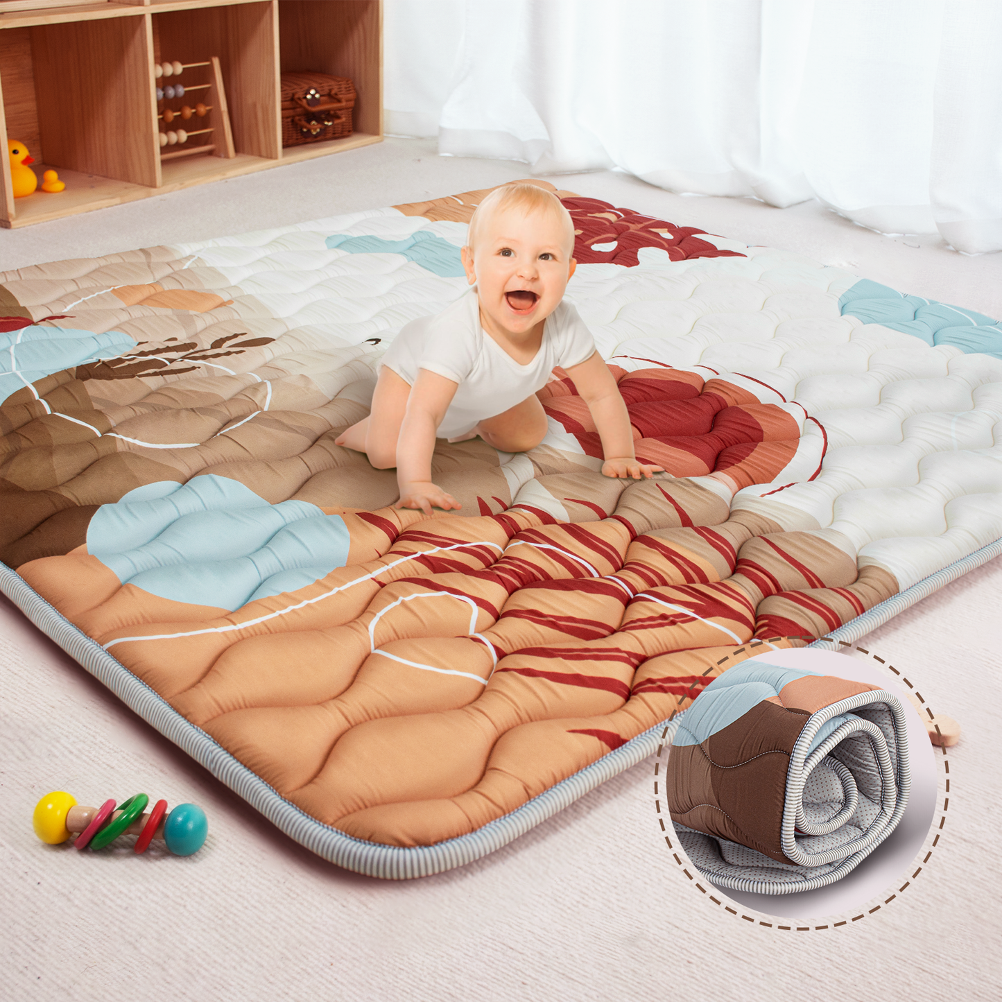 PRIMLECT Foam Play Mat 50"x 50"
