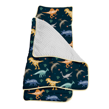 PRIMLECT Regular Nap Mat - Blue Dinosaur