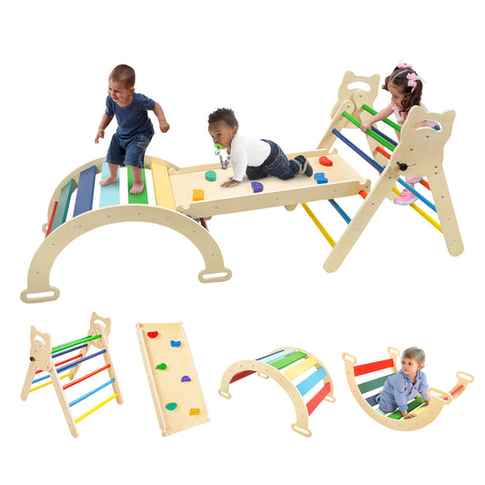 Primlect Wooden Climbing Set