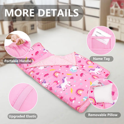 PRIMLECT Extra Large Nap Mat  - Pink Unicorn