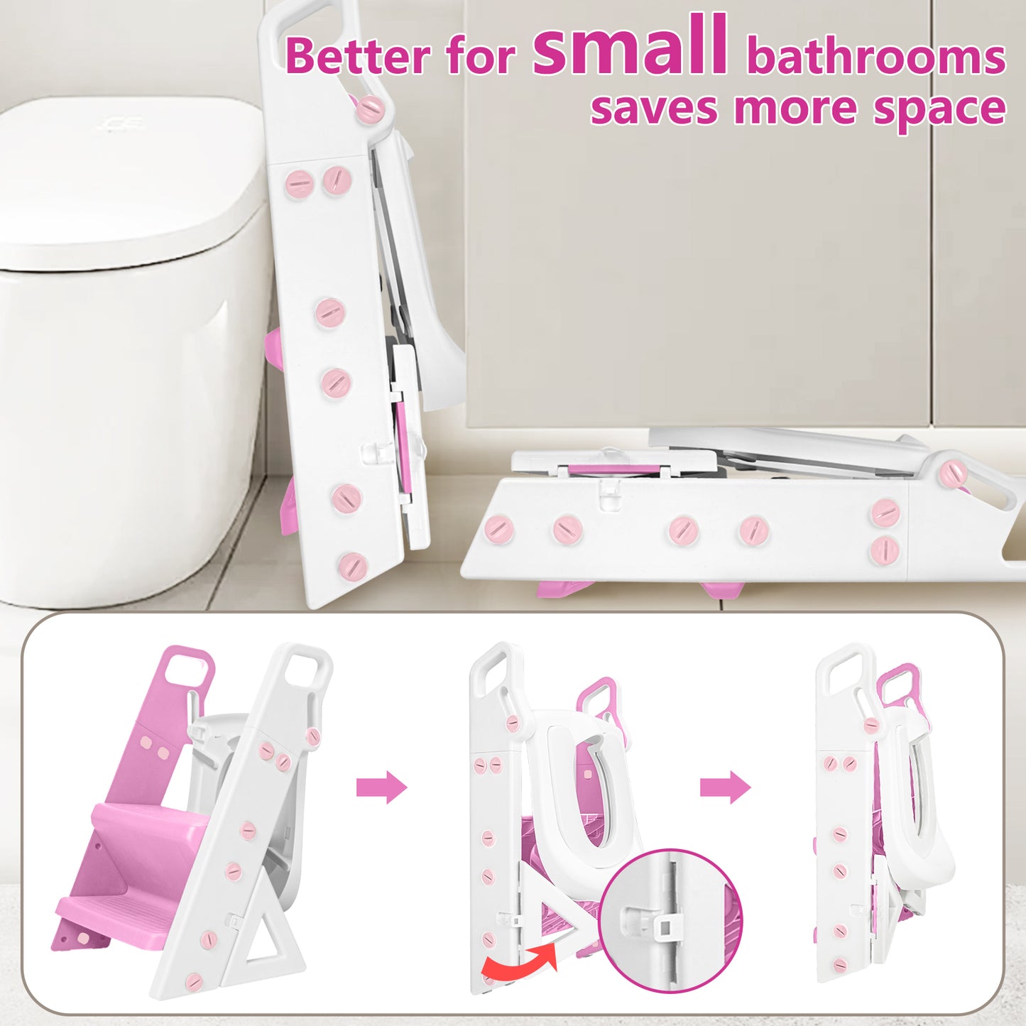 Primlect 2 in 1 Potty Training Toilet-Pink Lavender