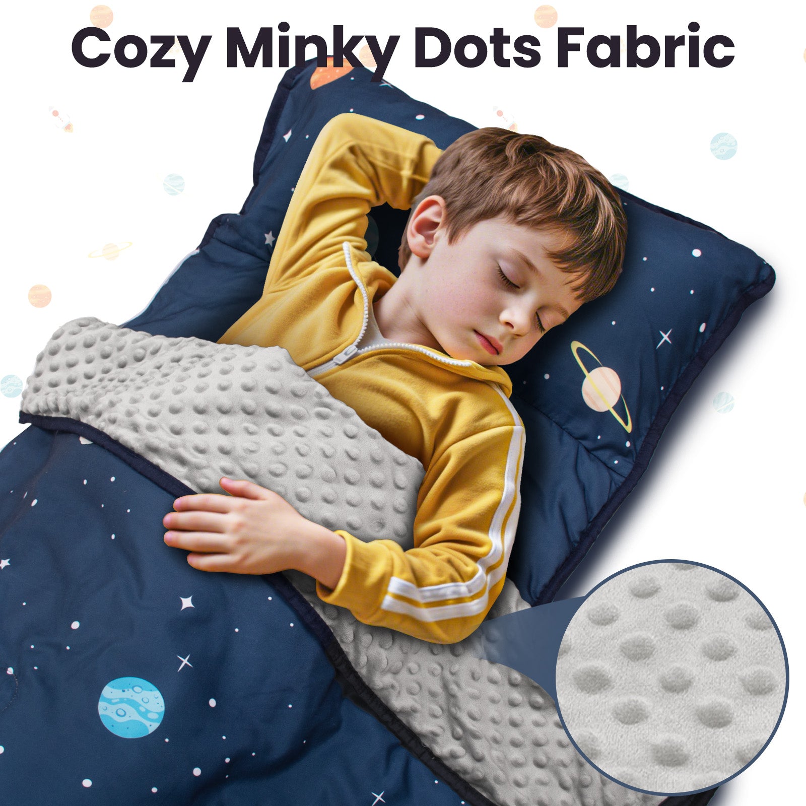 Primlect Detachable Blanket Nap Mat - Black Space