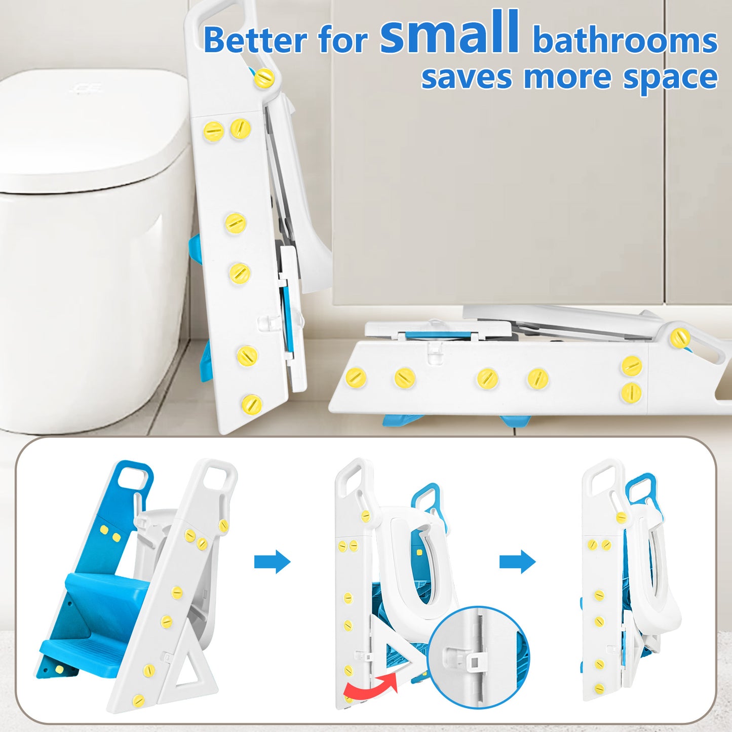 Primlect 2 in 1 Potty Training Toilet-Light Blue