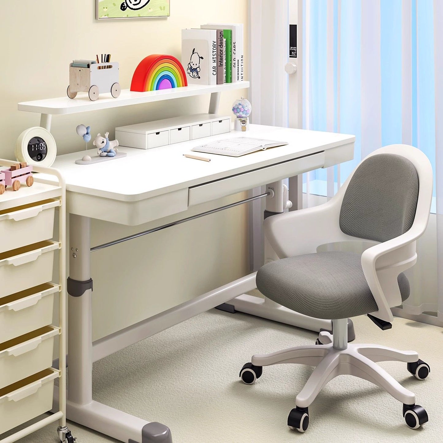 Primlect Children's simple white desk