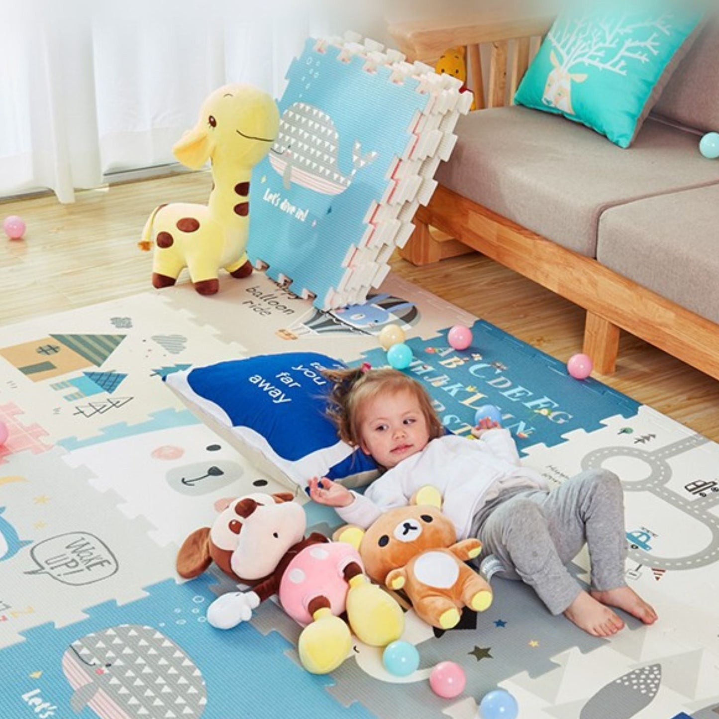 PRIMLECT Jigsaw Puzzle Foam Play Mat