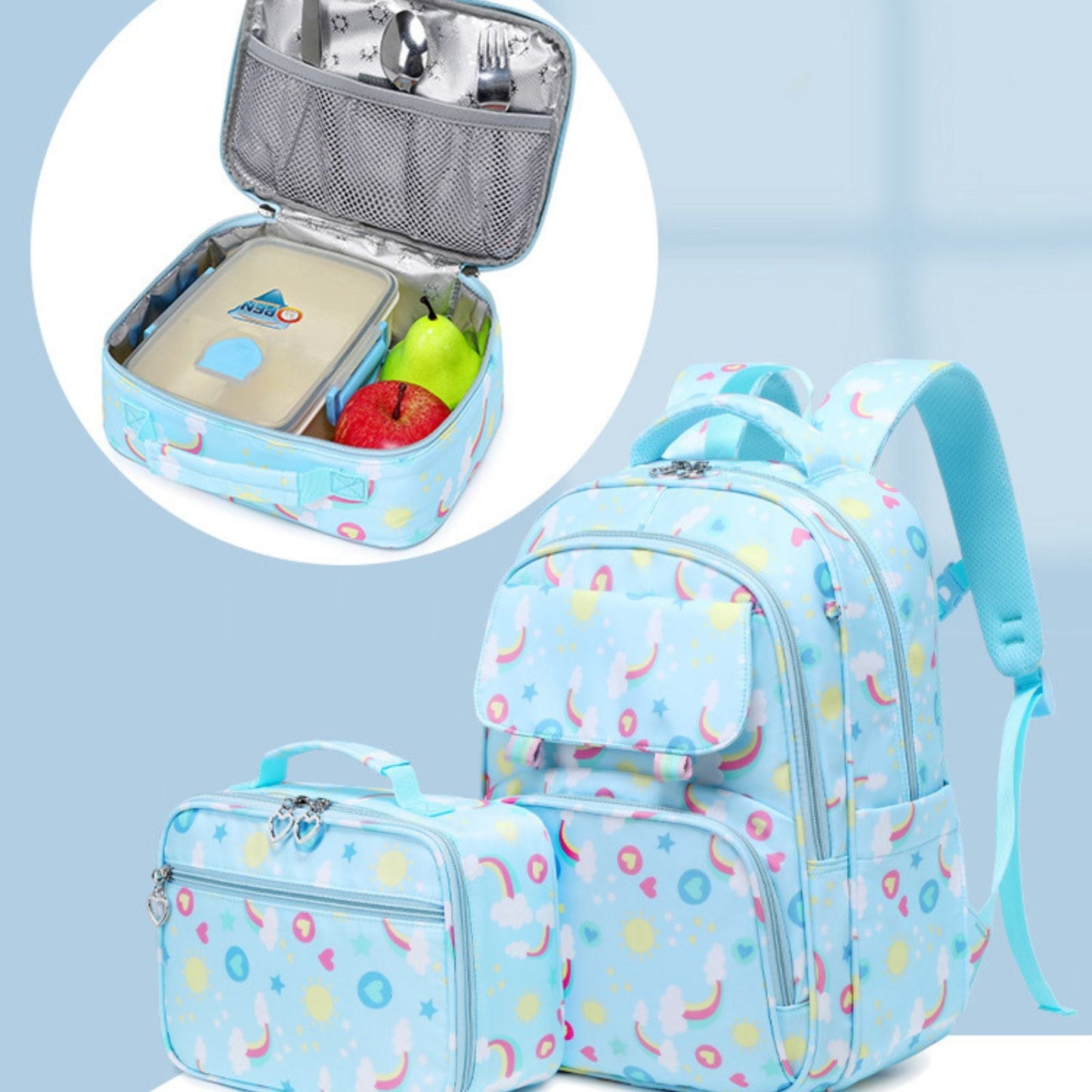 PRIMLECT Backpack & Lunch Bag