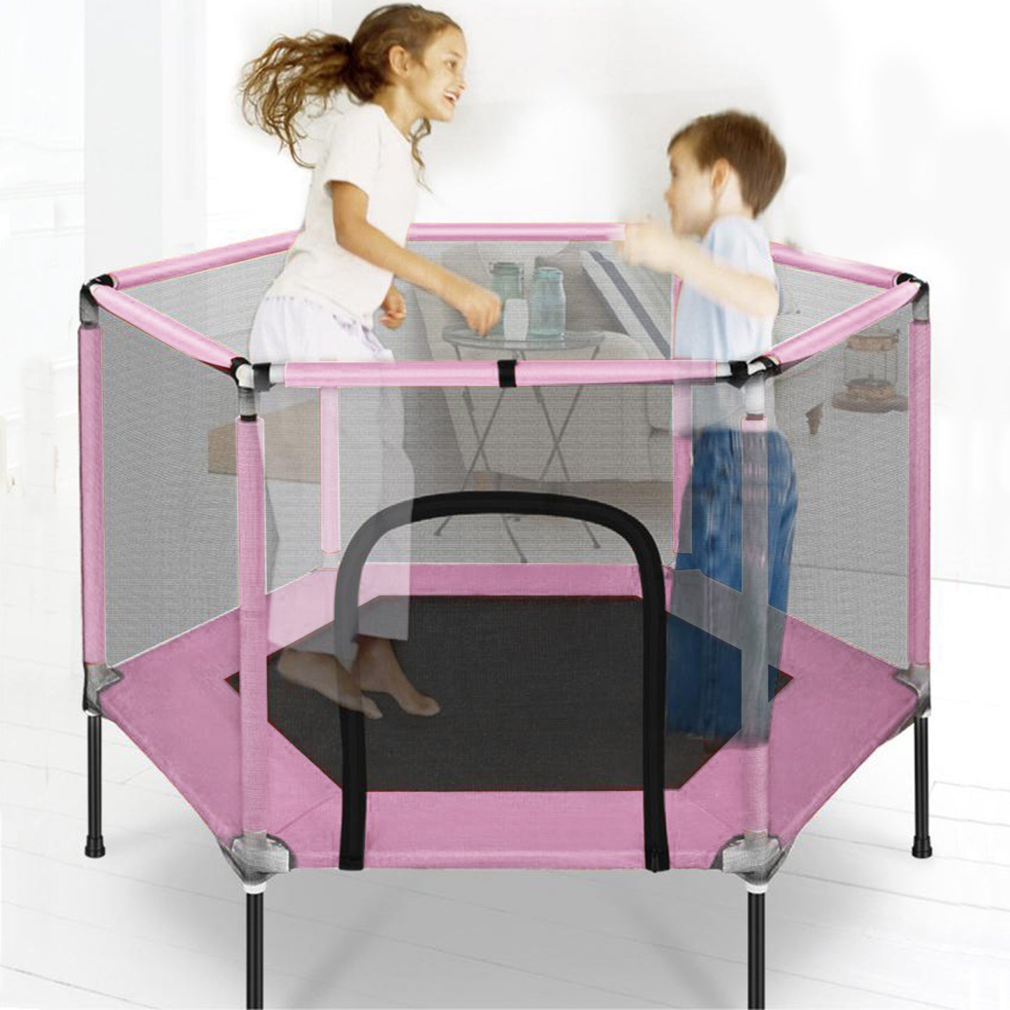 PRIMLECT 50" Toddler Trampoline - Pink