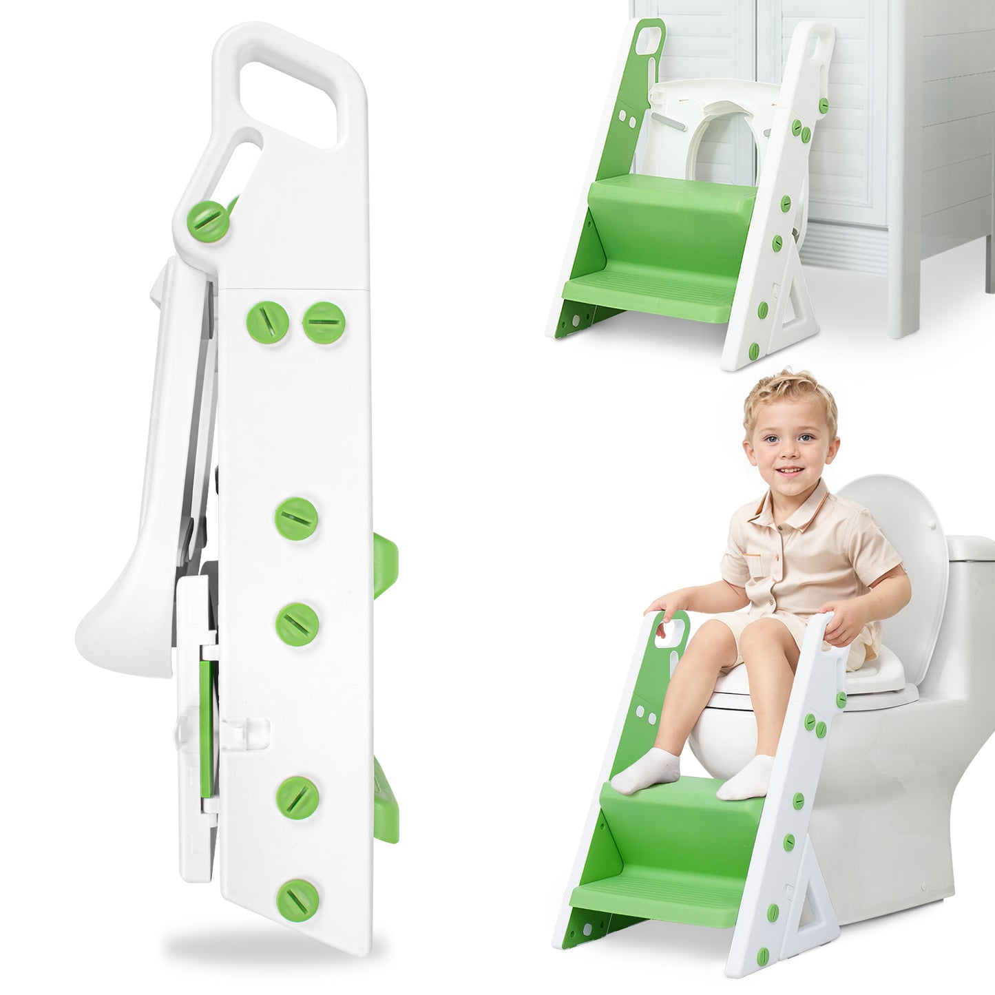 Primlect 2 in 1 Potty Training Toilet-Green