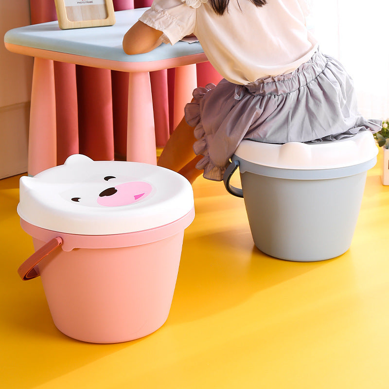 Primlect Children's Toys and Snacks Storage Bucket