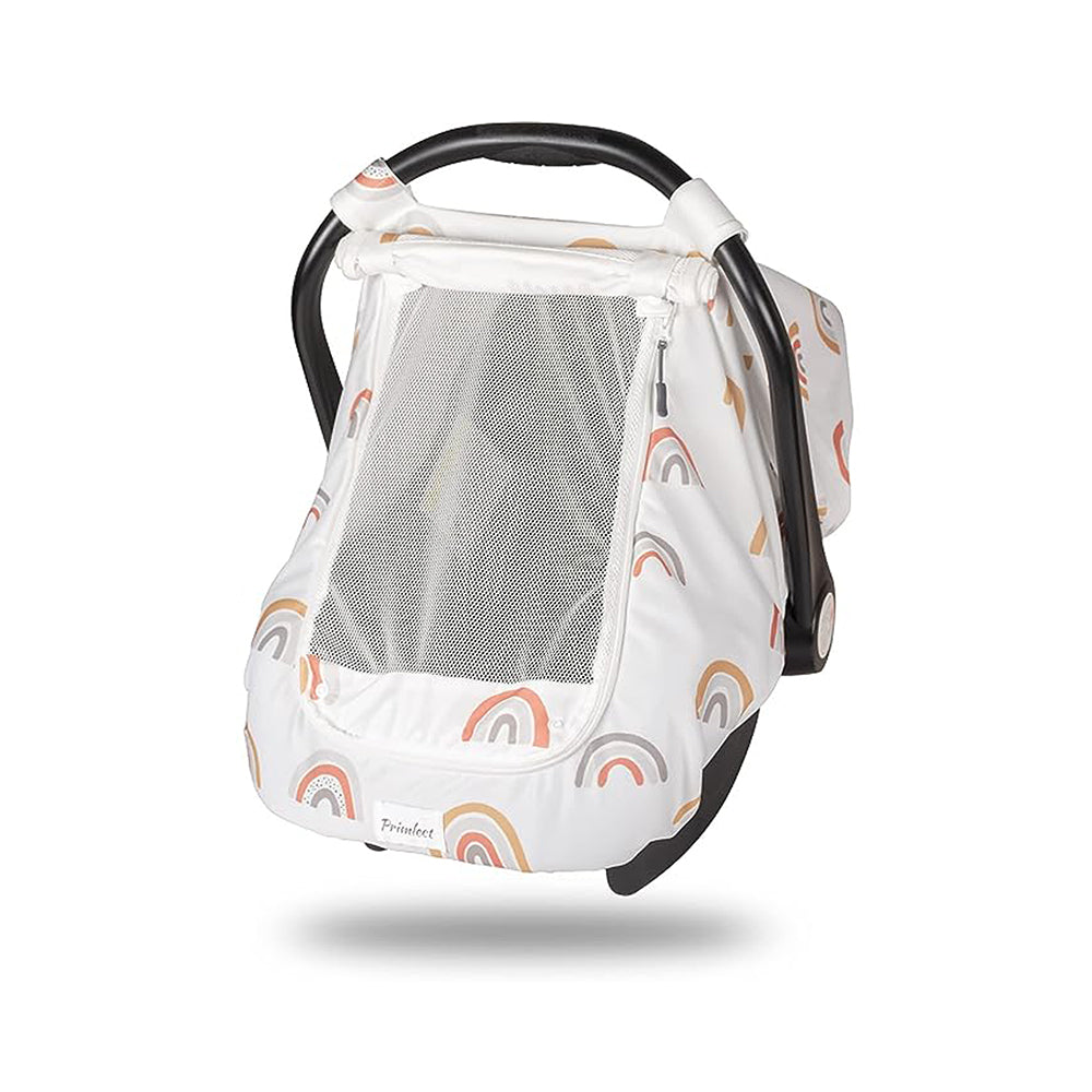 Baby Car Seat Cover - Boho Rainbow