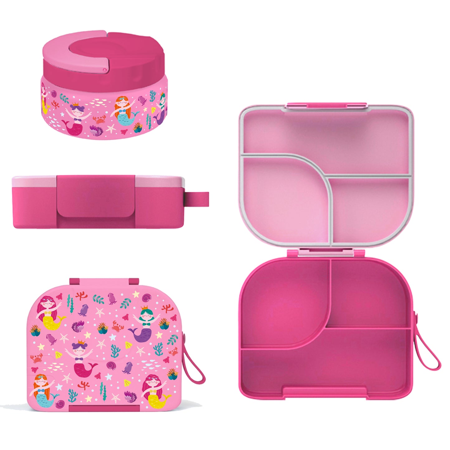 Primlect Bento Box-Pink Mermaid