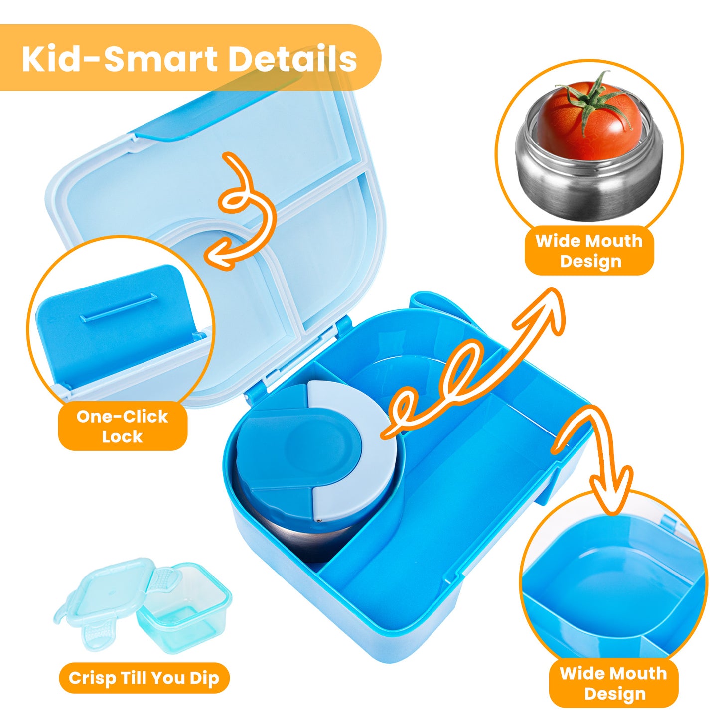 Primlect Bento Box-Blue