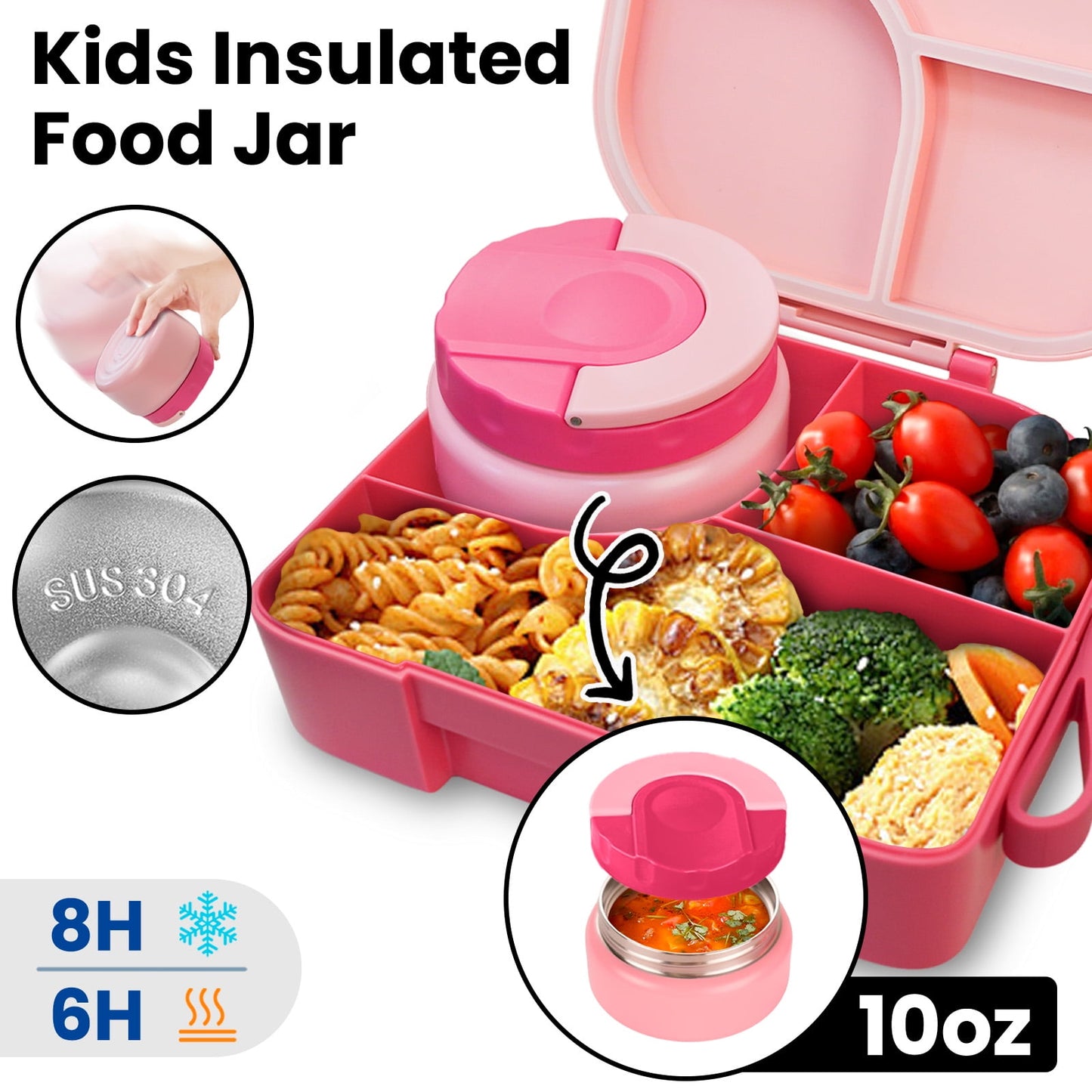 Primlect Bento Box- Pink