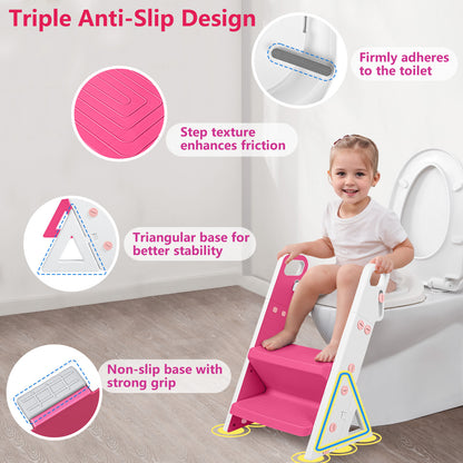 Primlect 2 in 1 Potty Training Toilet-Pink