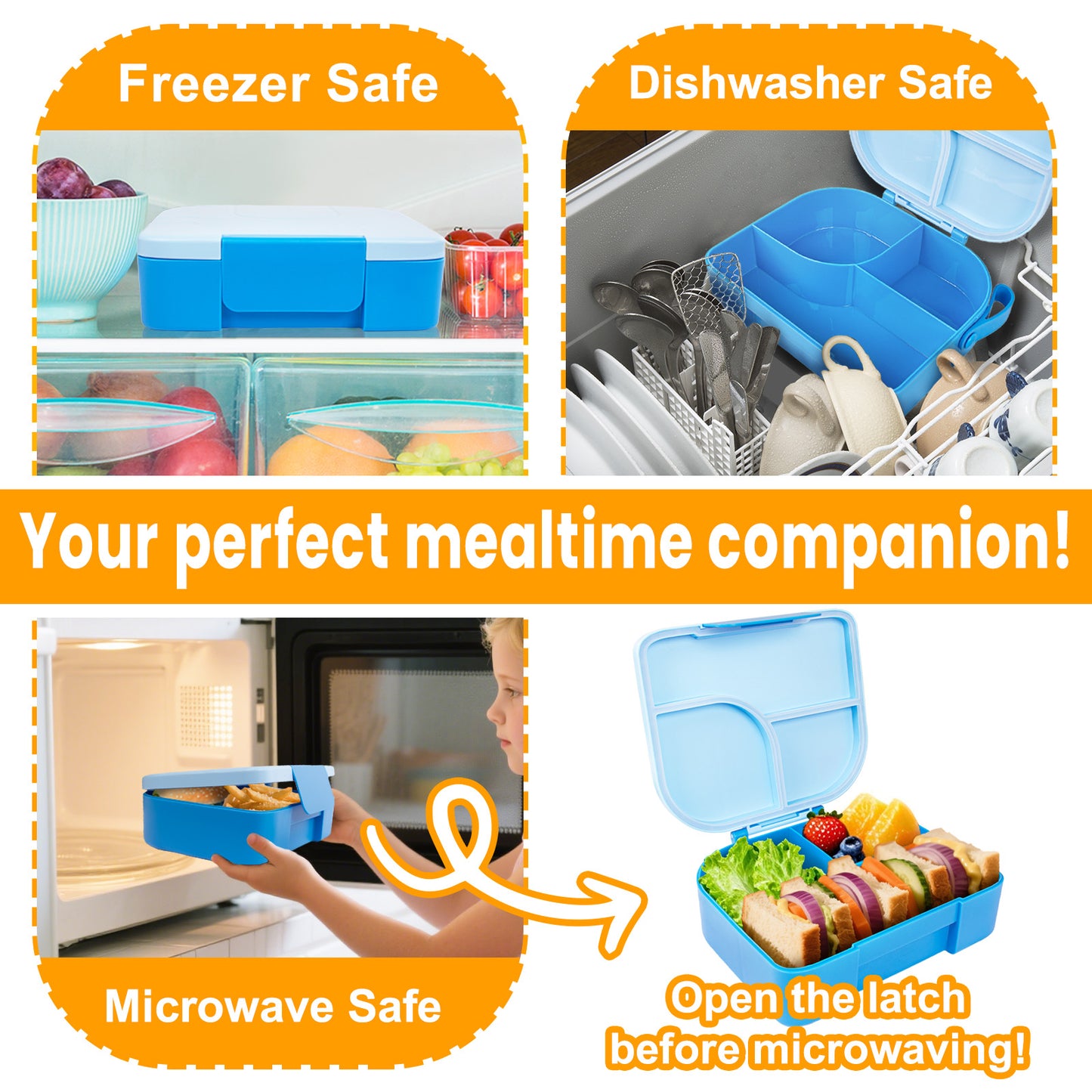 Primlect Bento Box-Blue