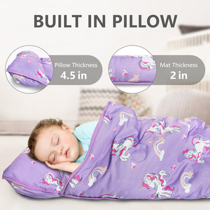 Primlect 2-Pack Nap Mat - Dinosaur & Purple Unicorn