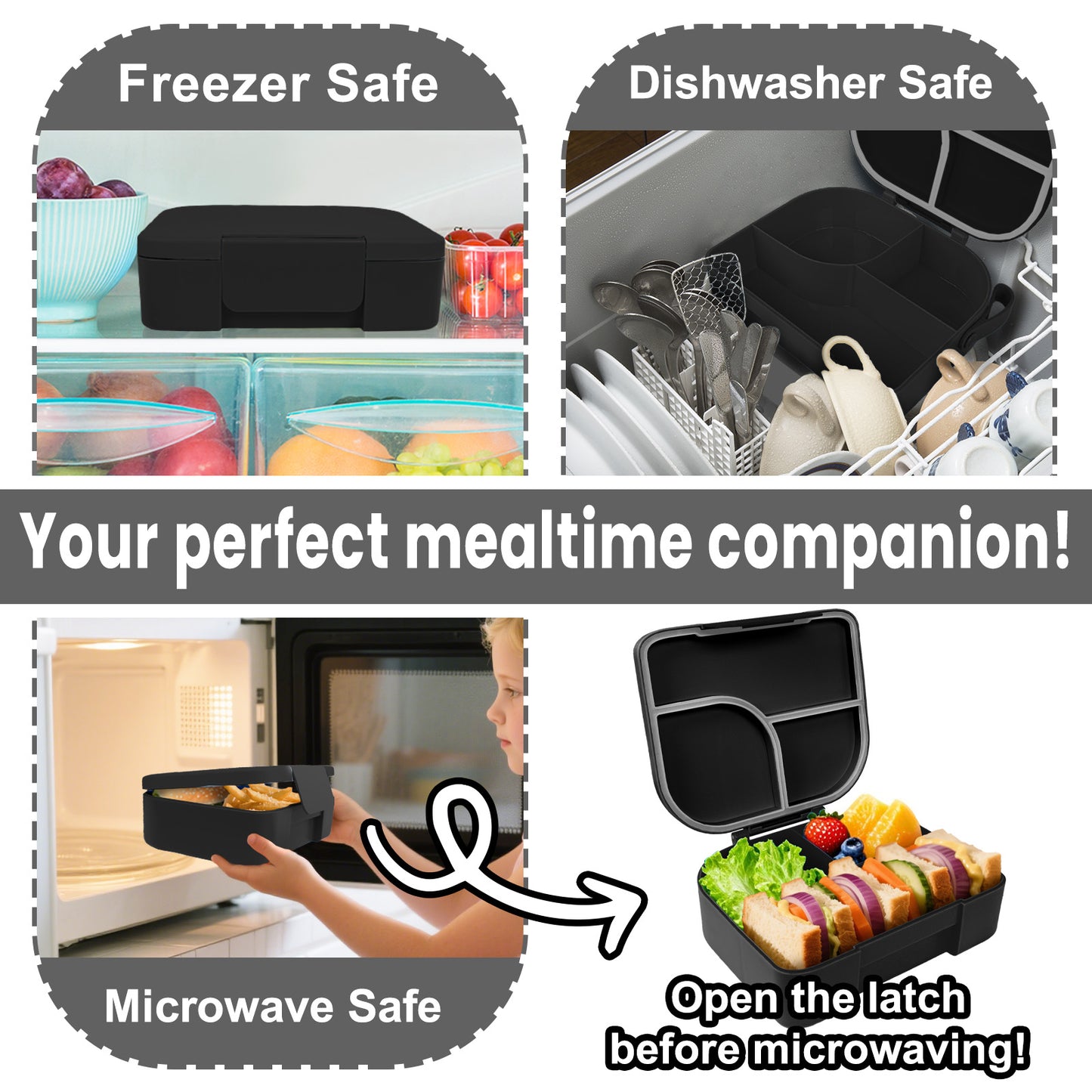 Primlect Bento Box-Black