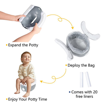 PRIMLECT Portable Potty for Toddler Travel