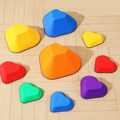 PRIMLECT Heart-Shaped Stepping Stones