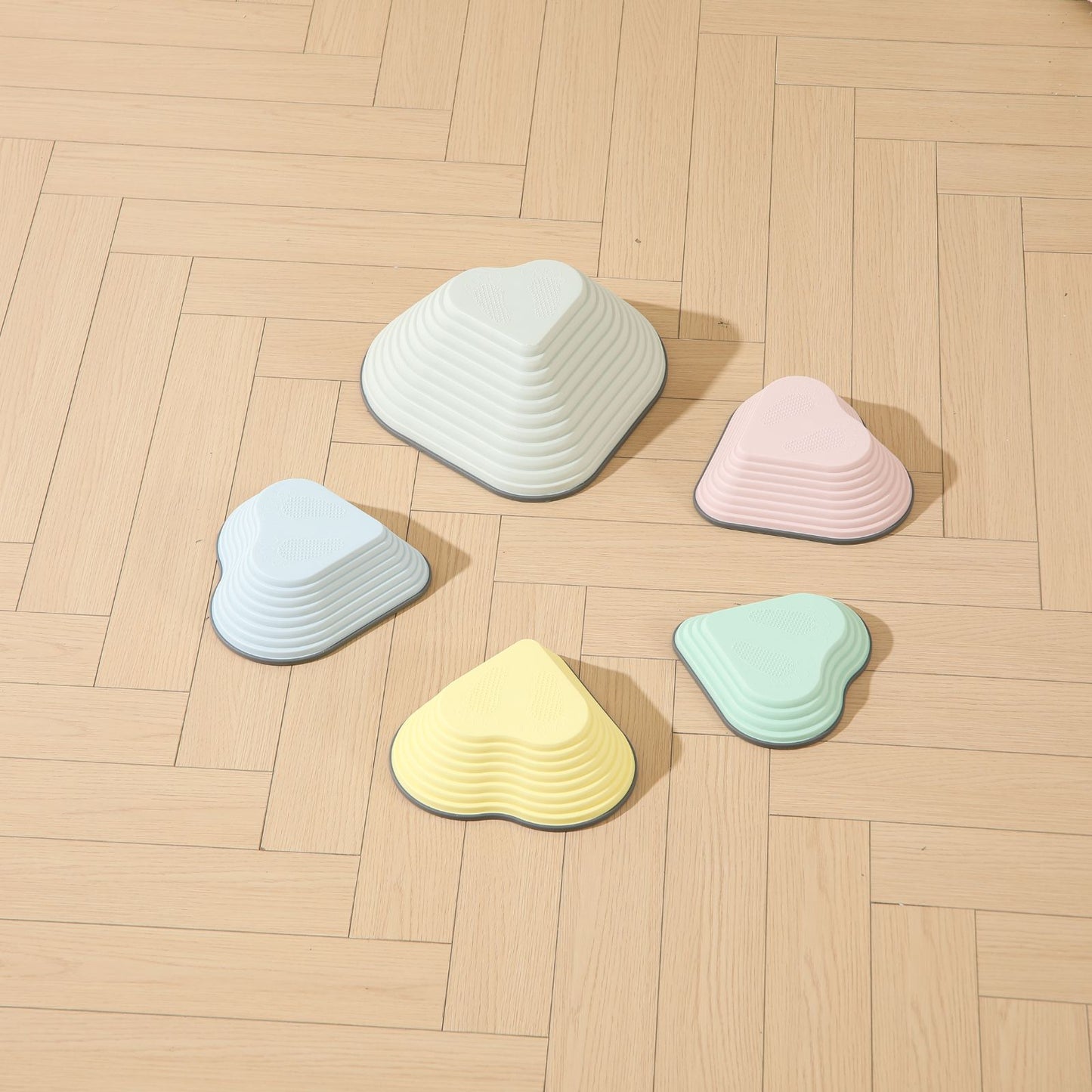 PRIMLECT Heart-Shaped Stepping Stones