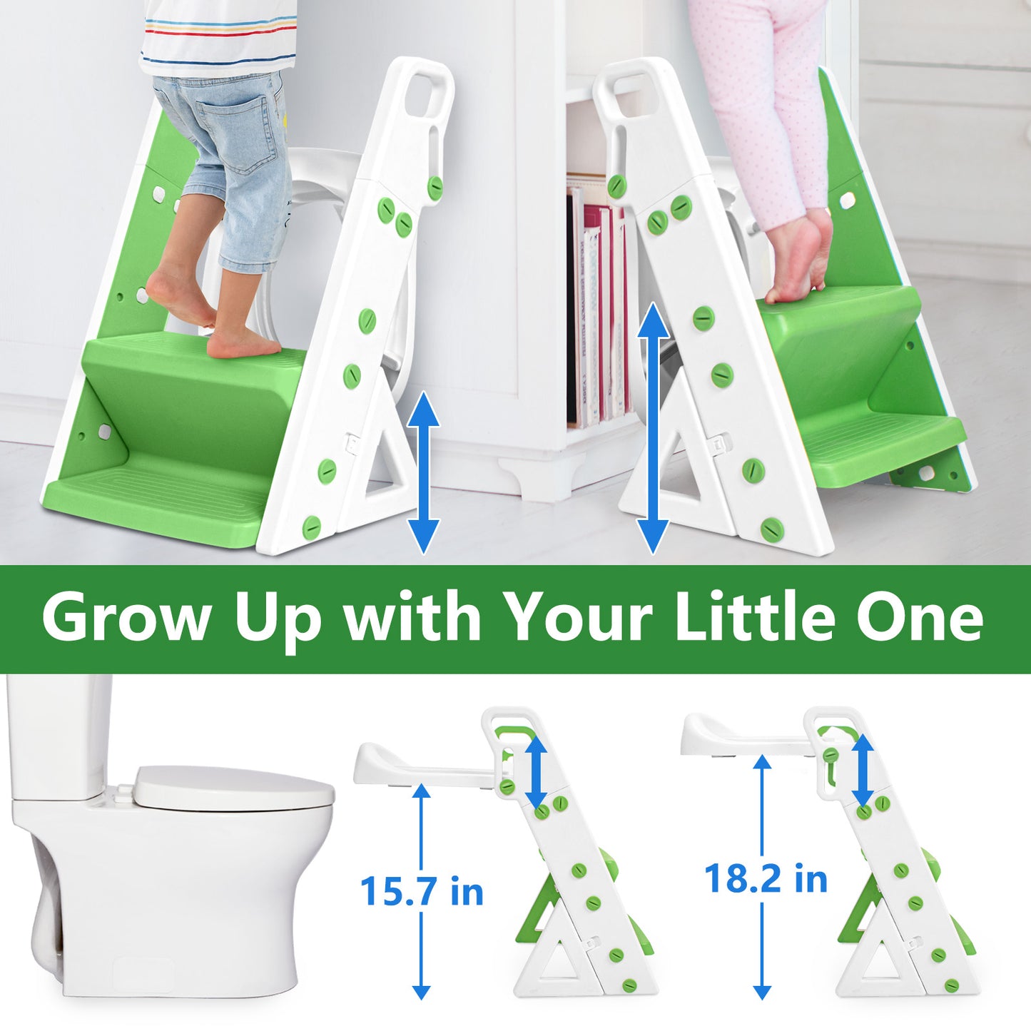 Primlect 2 in 1 Potty Training Toilet-Green