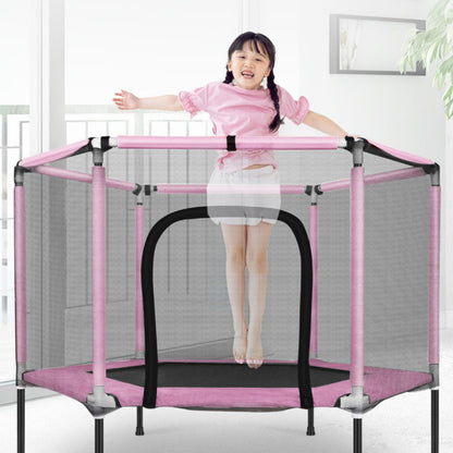 PRIMLECT 50" Toddler Trampoline - Pink