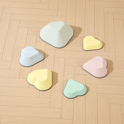 PRIMLECT Heart-Shaped Stepping Stones