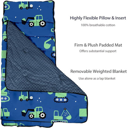 PRIMLECT Regular Nap Mat - Blue Car