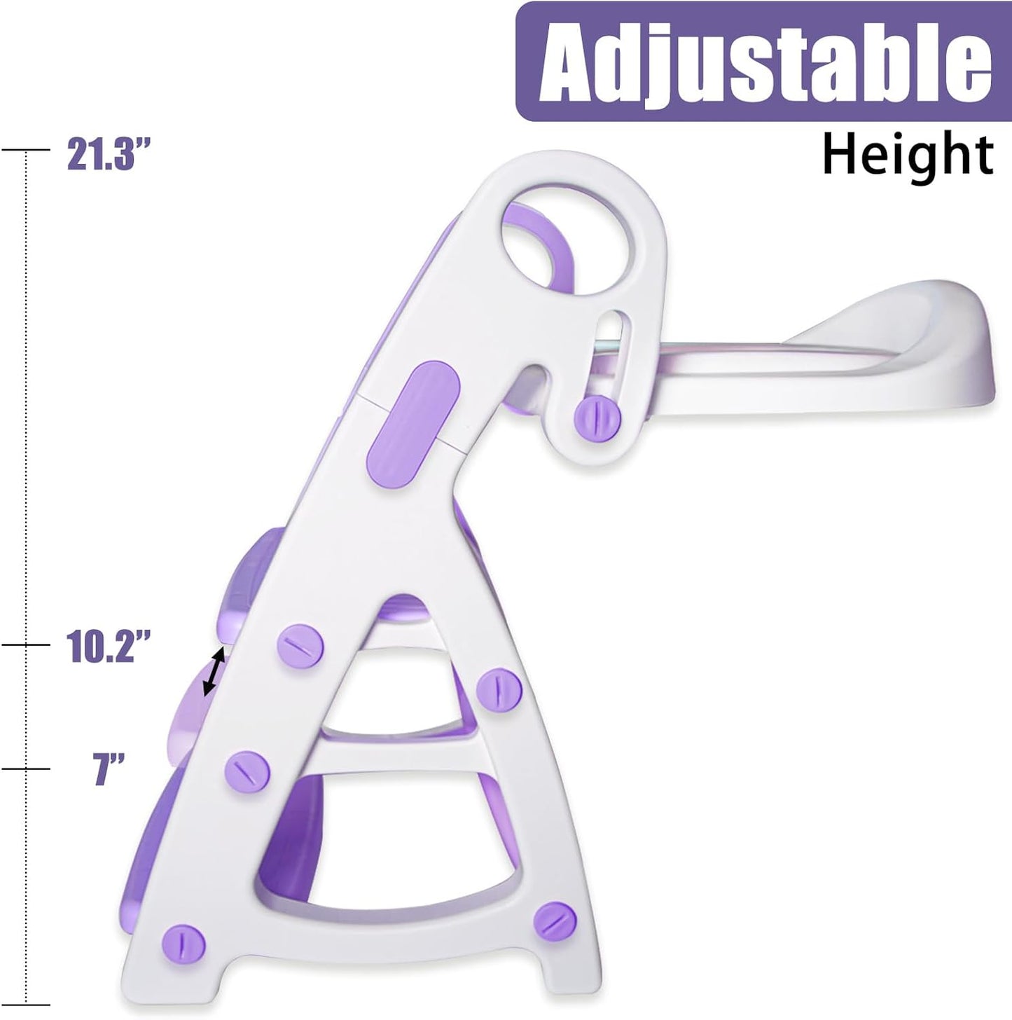 PRIMLECT Potty Training Toilet Seat & Toddler Step Stool - Purple