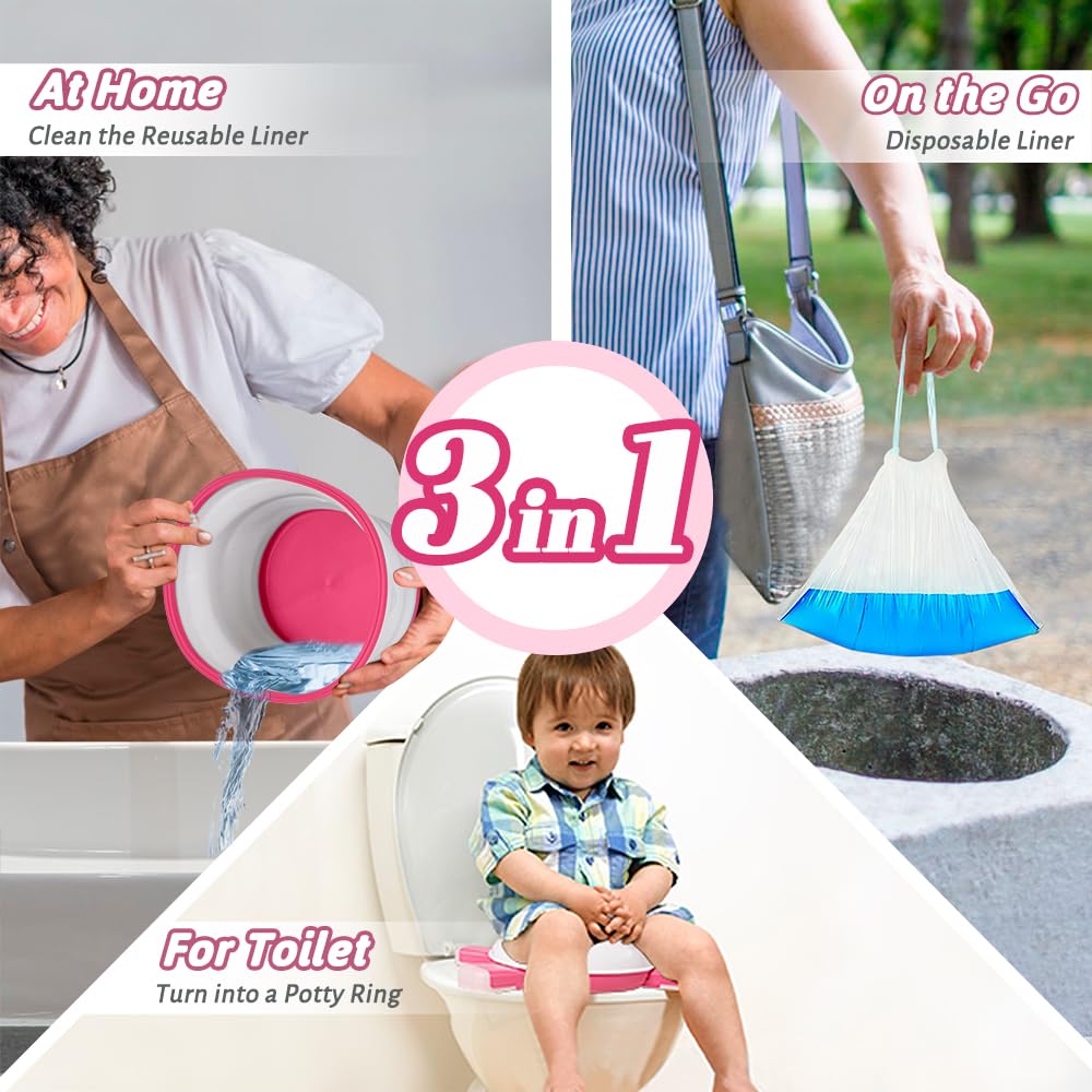 PRIMLECT 2-in-1 Portable Potty