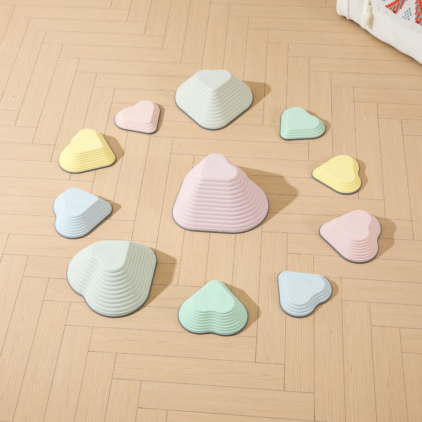 PRIMLECT Heart-Shaped Stepping Stones