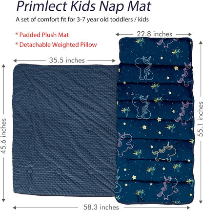 PRIMLECT Regular Nap Mat - Blue Unicorn