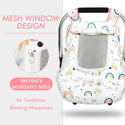 PRIMLECT Baby Car Seat Cover - Rainbow