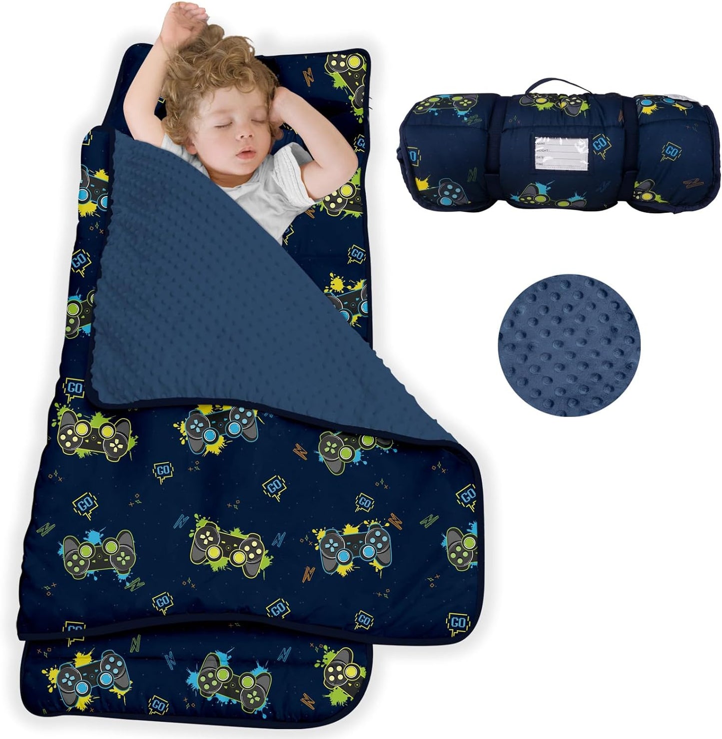 PRIMLECT Regular Nap Mat - Blue Gamepad